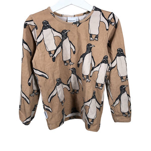 Unisex Metsola - Tricot shirt, size 110 - 116 - Beige (1)