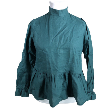 Unisex Linengirls - Blouse, size 42 - Blue ()