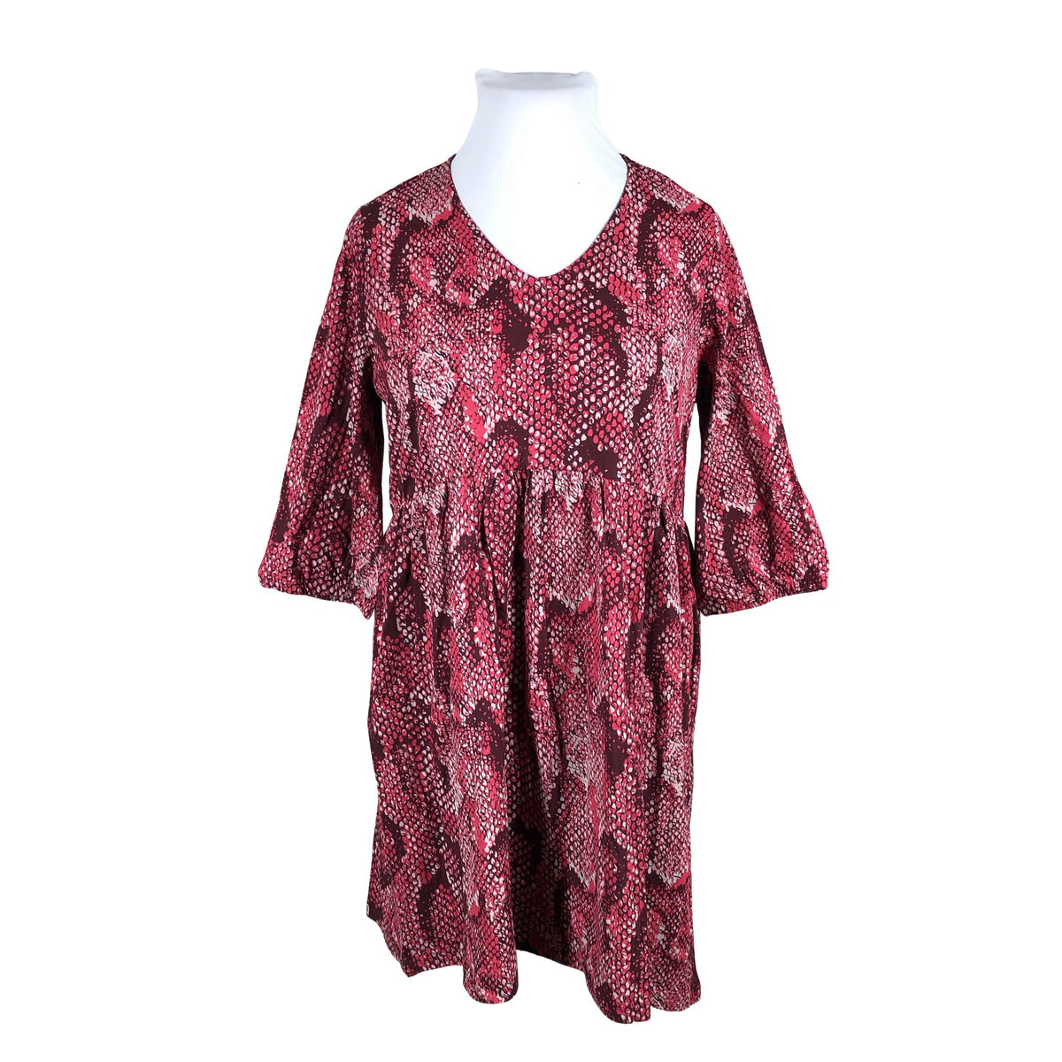 Unisex Ulla Popken - Tricot dress, size 42 - Violet (1)