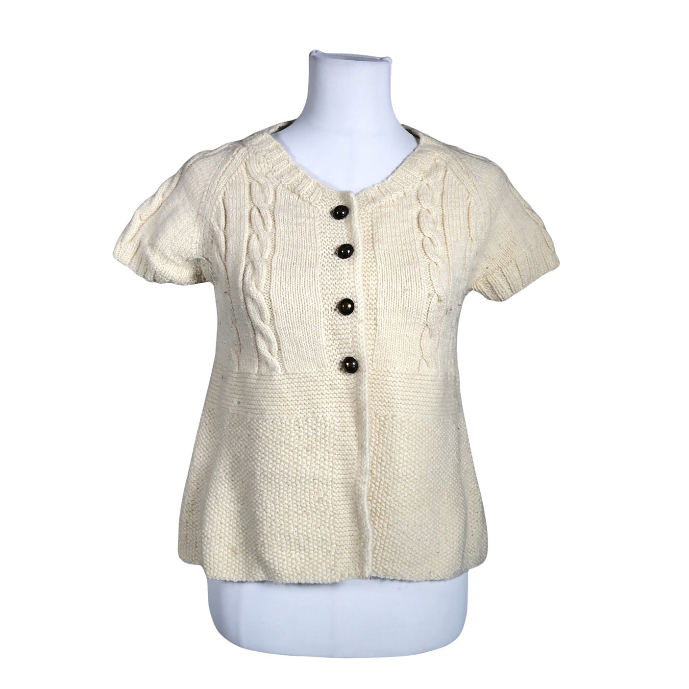 Unisex Handmade - Cardigan, size 36 - Beige (1)