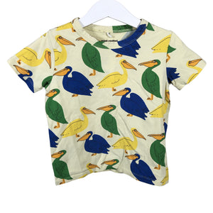Unisex Mini Rodini - T-shirt, size 104 - 110 - Yellow (3)