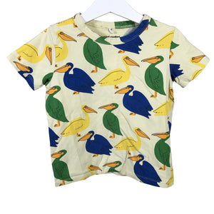 Unisex Mini Rodini - T-shirt, size 104 - 110 - Yellow (2)