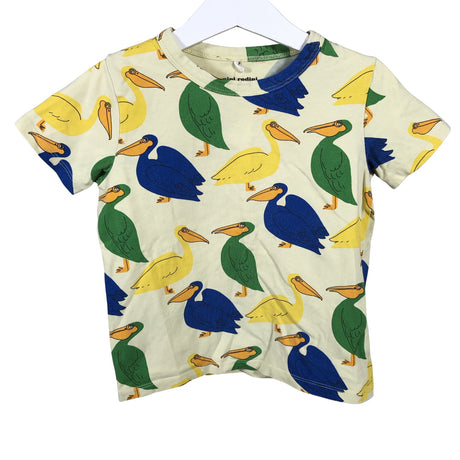 Unisex Mini Rodini - T-shirt, size 104 - 110 - Yellow (2)