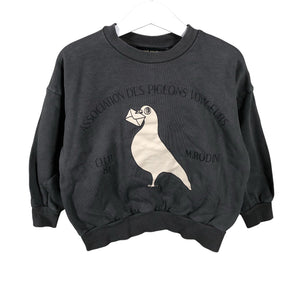 Unisex Mini Rodini - Sweatshirt, size 104 - 110 - Gray (1)