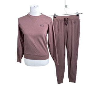 Unisex Kari Traa - Sweatshirt and pants set, size 34 - Violet (1)