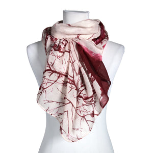 Unisex Global - Scarf, size Maxi - Wine red (1)