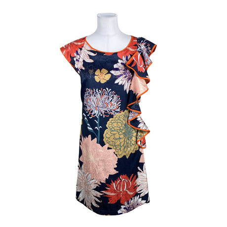 Unisex Derhy - Schiffon dress, size 36 - Blue ()