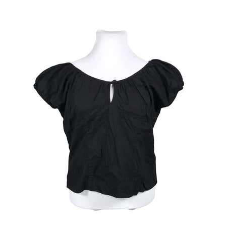 Unisex Hell Bunny - Short-sleeved blouse, size 48 - Black ()