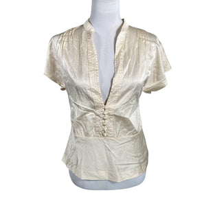 Unisex DAY Birger et Mikkelsen - Short-sleeved blouse, size 36 - Beige (1)