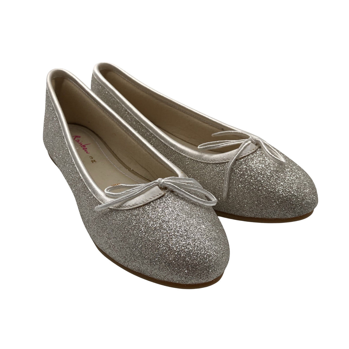 Unisex Rainbow Club - Festive ballerinas, size 36 - Silver (2)