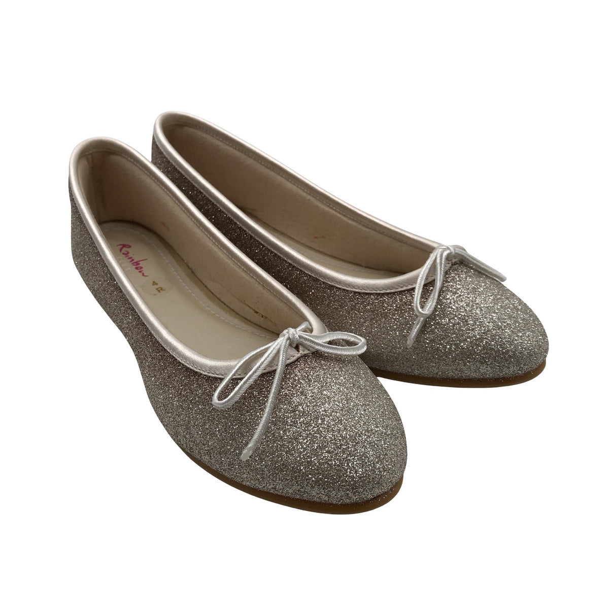 Unisex Rainbow Club - Festive ballerinas, size 37 - Silver (2)