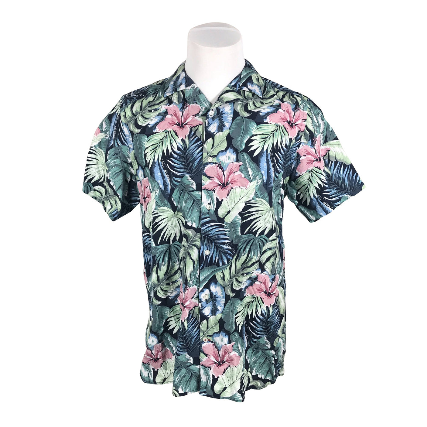 Unisex Tommy Hilfiger - Collared shirt, size L - Green (2)