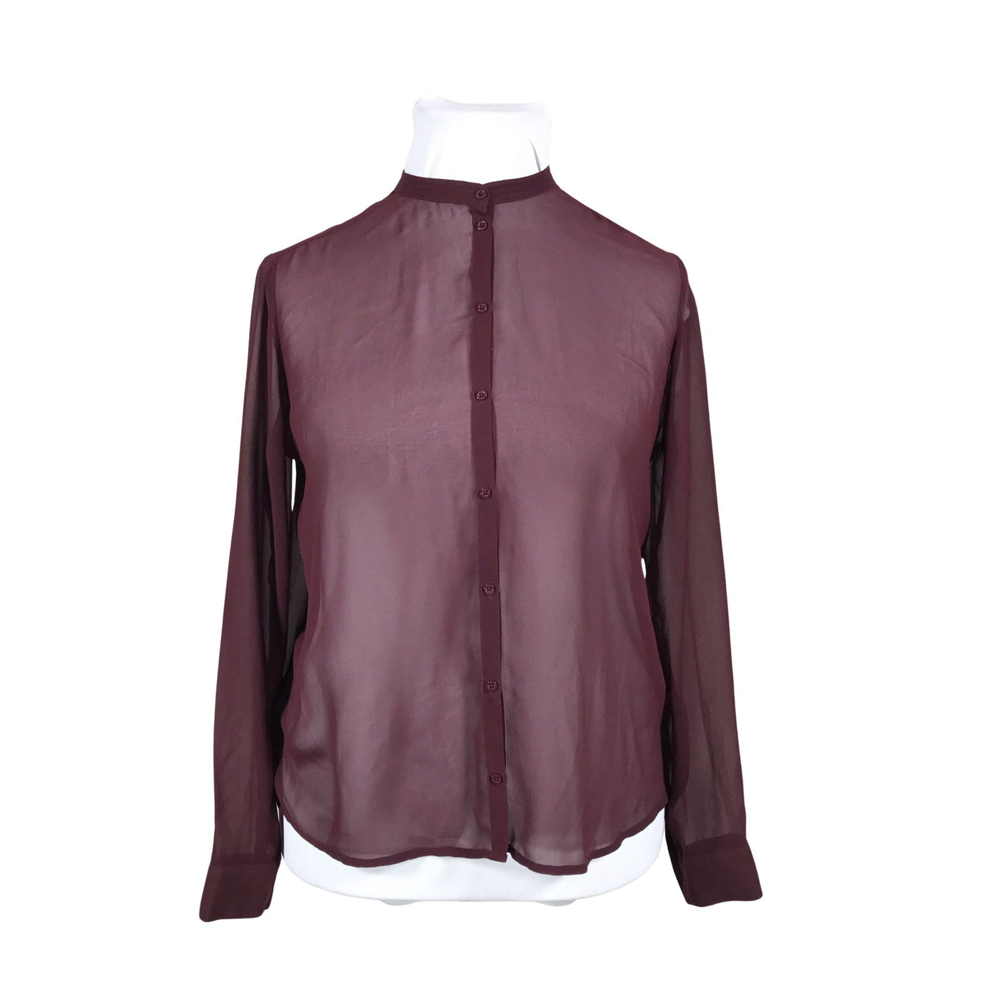Unisex Samsoe&Samsoe - Blouse, size 42 - Wine red (1)