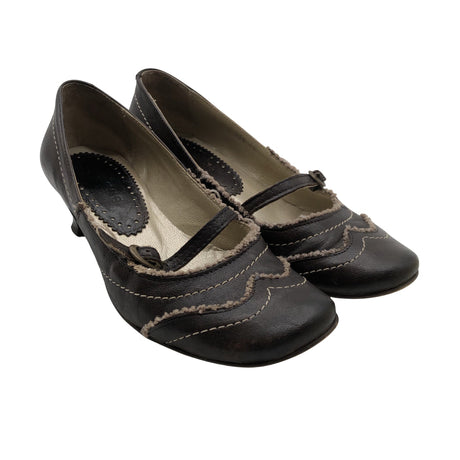 Unisex Varese - High heels, size 36 - Brown (2)