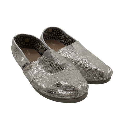 Unisex Toms - Loafers, size 36 - Silver (2)