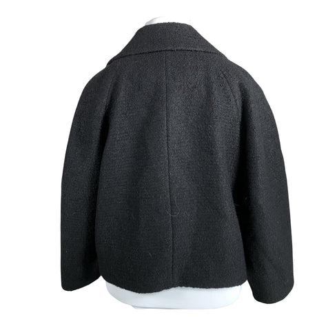 Unisex Rue de Femme - Wool coat, size 42 - Black (2)