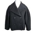 Unisex Rue de Femme - Wool coat, size 42 - Black ()