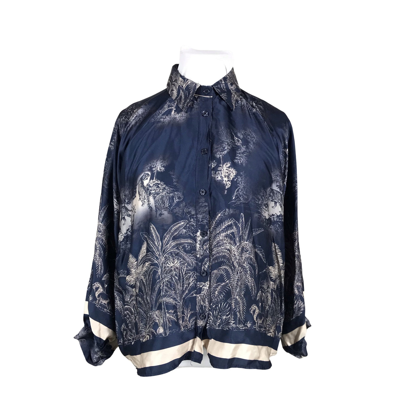 Unisex Cecile Wang - Blouse, size 46 - Blue (1)