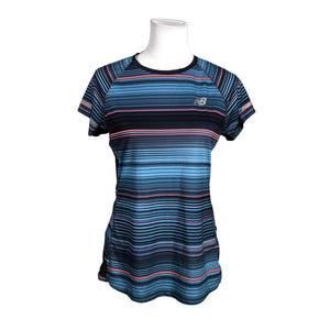 Unisex New Balance - Sports shirt, short sleeve, size 38 - Blue (1)