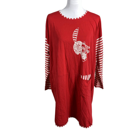 Unisex Nanso - Nightshirt, size 40 - Red ()
