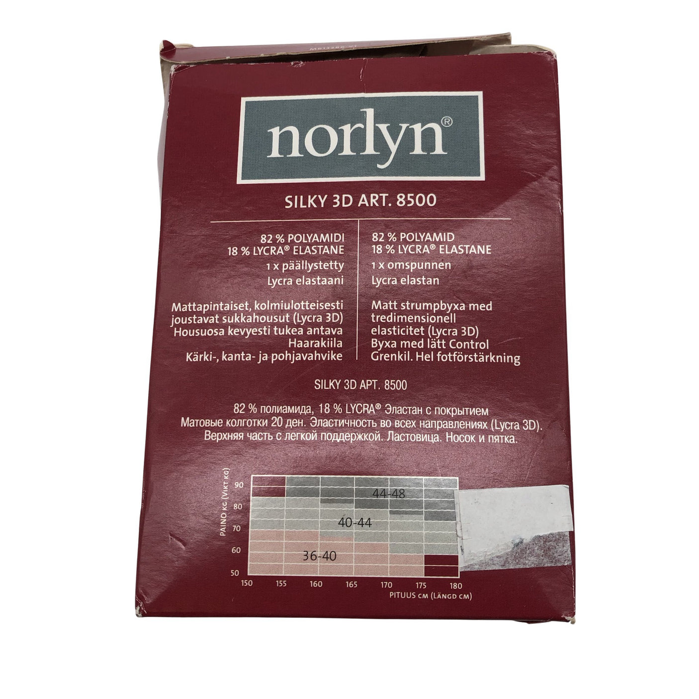 Unisex Norlyn - Stockings, thin, size 42 - Beige (2)