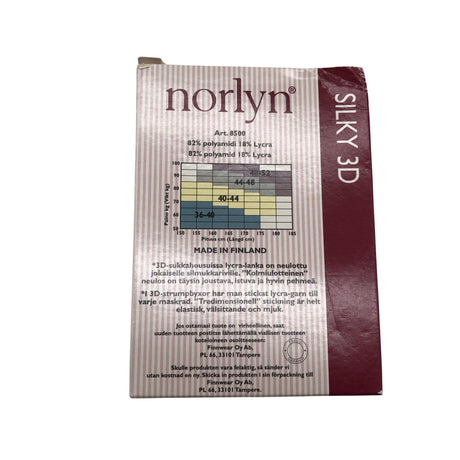 Unisex Norlyn - Stockings, thin, size 38 - Gray (2)
