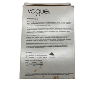 Unisex Vogue - Socks, size 38 - Black (3)