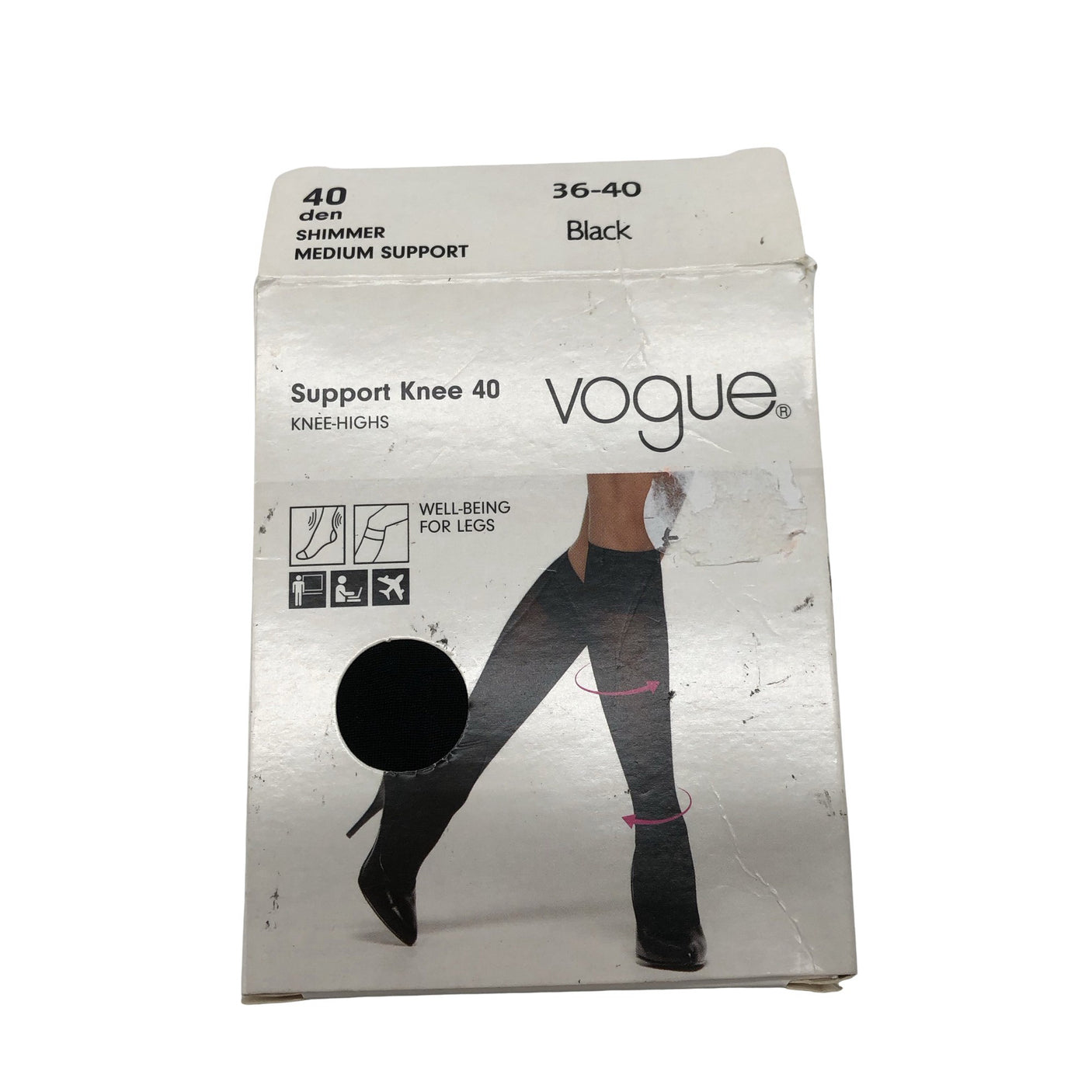 Unisex Vogue - Socks, size 38 - Black (1)