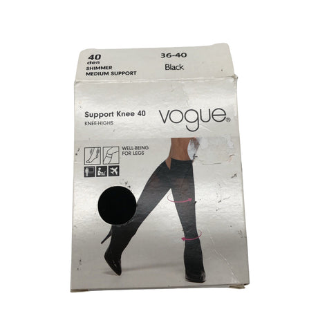 Unisex Vogue - Socks, size 38 - Black ()