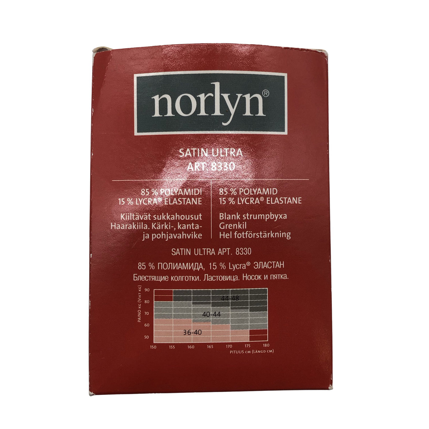 Unisex Norlyn - Stockings, thin, size 44 - Beige (2)