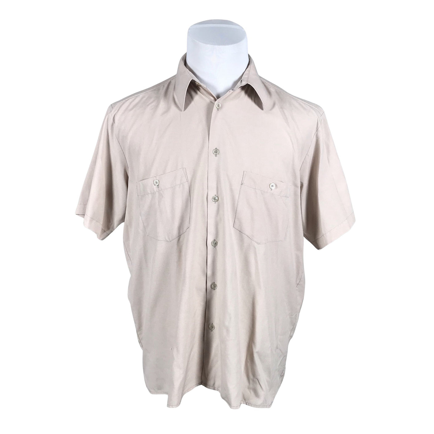 Unisex Tiklas - Collared shirt, size L - Beige (1)