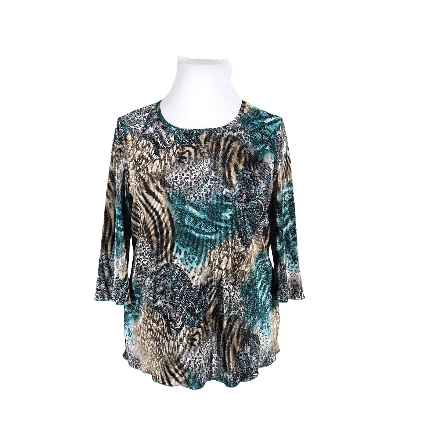 Unisex Atelier Goldner Schnitt - Blouse, size 42 - Turquoise (1)