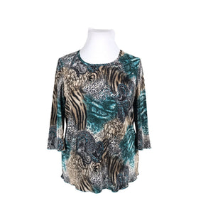 Unisex Atelier Goldner Schnitt - Blouse, size 42 - Turquoise (1)