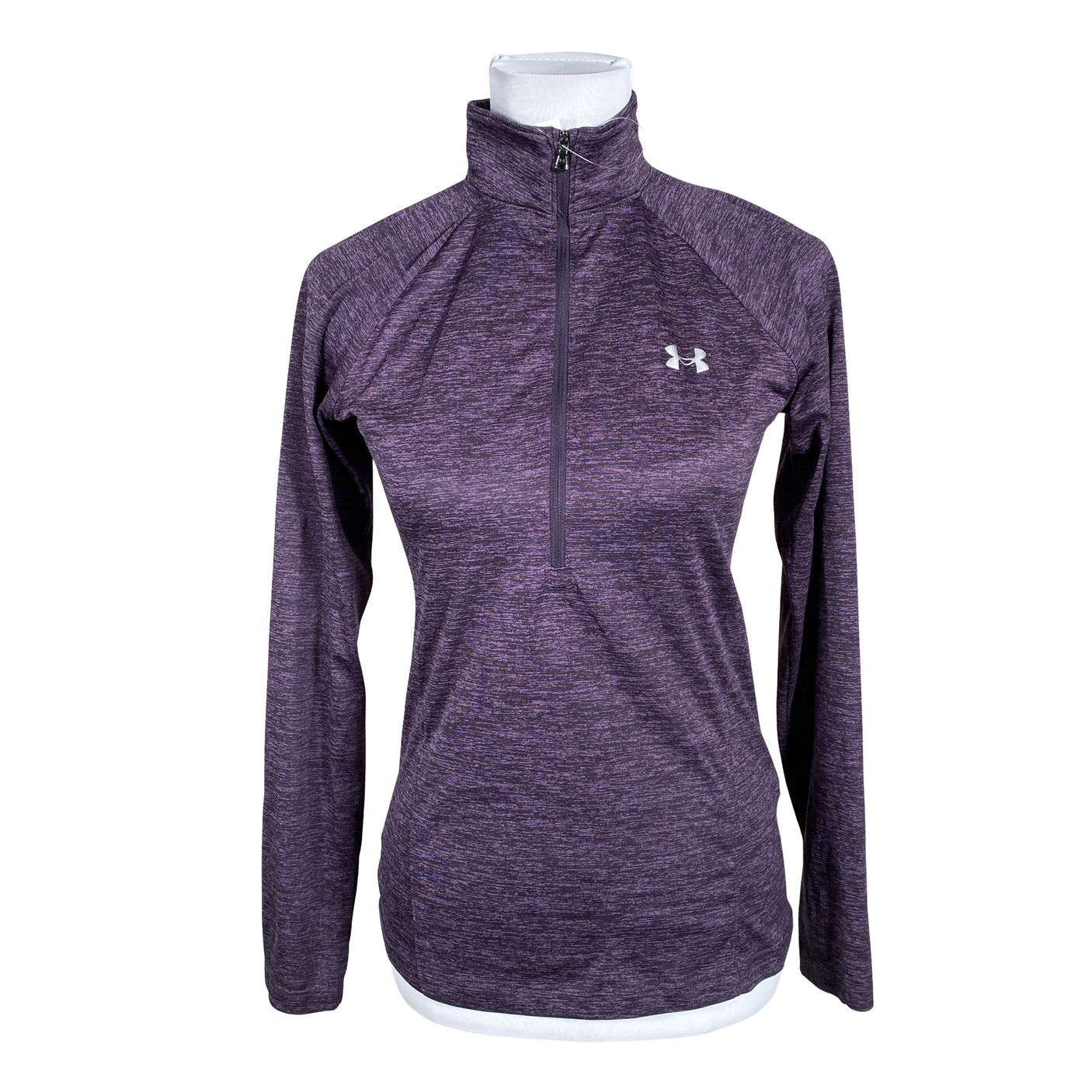 Unisex Under Armour - Sports shirt, long sleeve, size 36 - Violet (1)