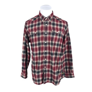 Unisex Barbour - Flannel shirt, size XL - Wine red (1)