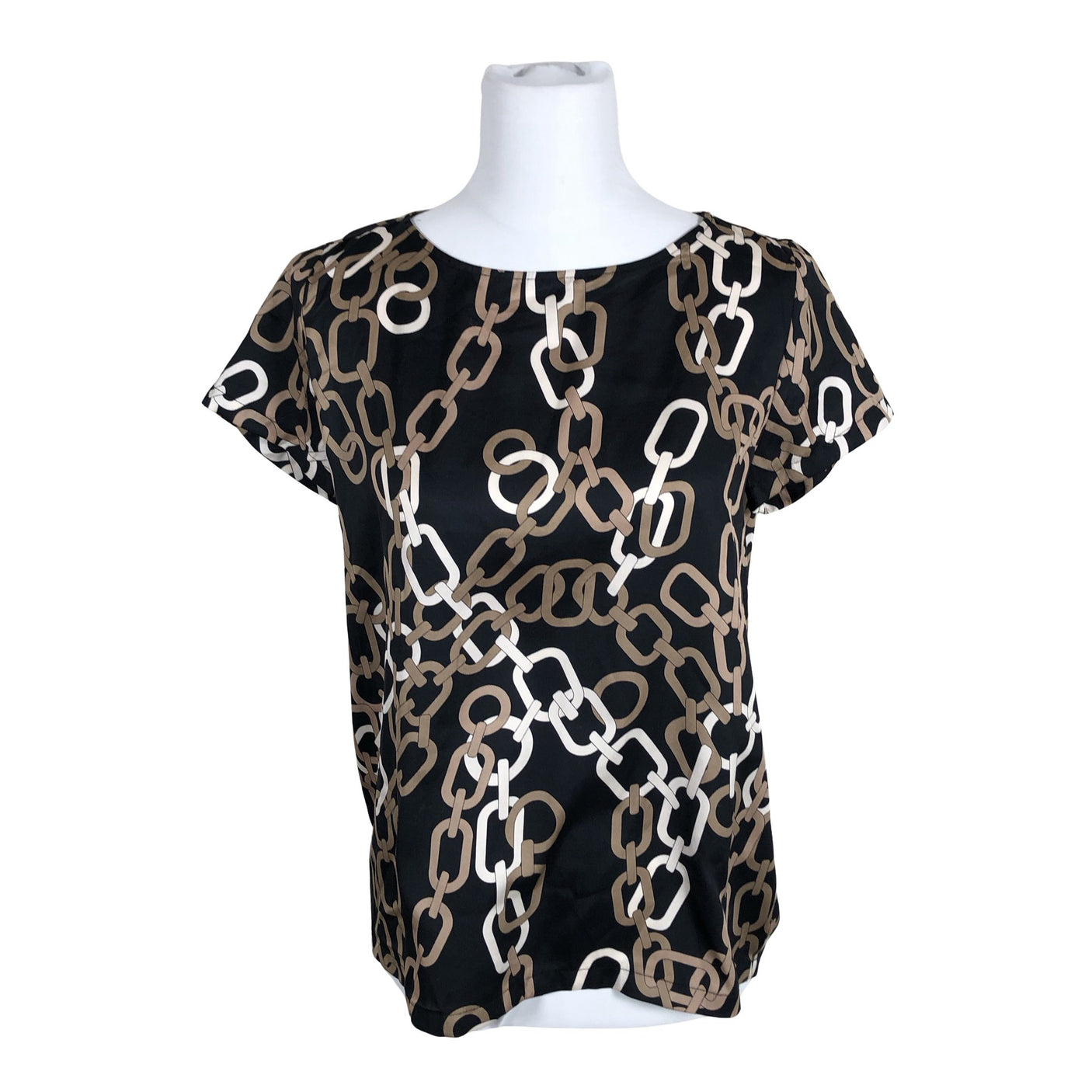 Unisex Marella - Short-sleeved blouse, size 36 - Black (1)