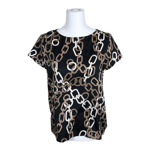 Unisex Marella - Short-sleeved blouse, size 36 - Black (1)