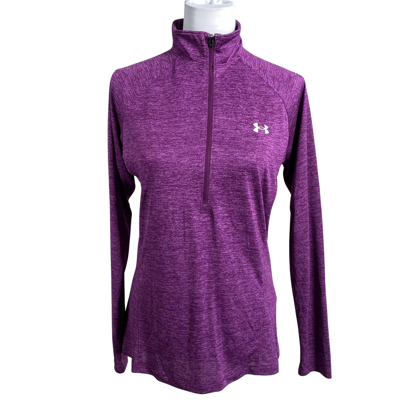 Unisex Under Armour - Sports shirt, long sleeve, size 40 - Violet (1)