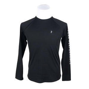 Unisex Peak Performance - Sports shirt, long sleeve, size L - Black (2)