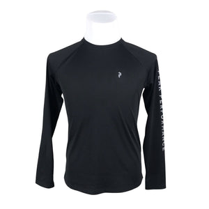 Unisex Peak Performance - Sports shirt, long sleeve, size L - Black (1)