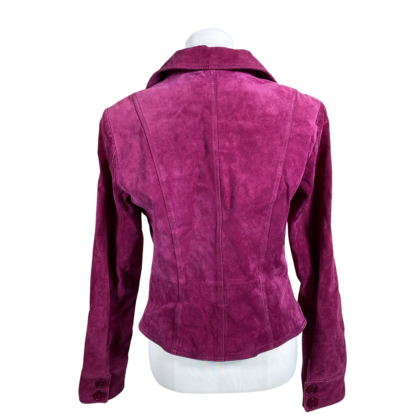 Unisex Rock'n Blue - Leather jacket, size 38 - Violet (2)