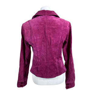 Unisex Rock'n Blue - Leather jacket, size 38 - Violet (2)