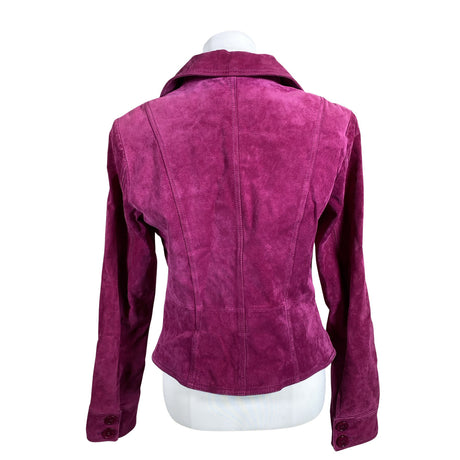 Unisex Rock'n Blue - Leather jacket, size 38 - Violet (2)