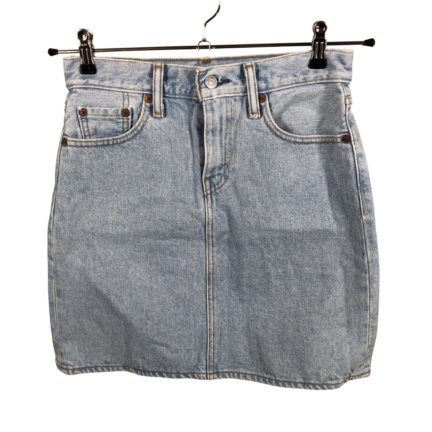 Unisex Levi's - Denim skirt, size W24 - Light blue (2)