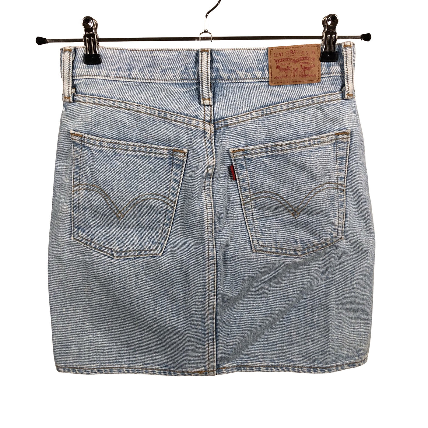 Unisex Levi's - Denim skirt, size W24 - Light blue (3)
