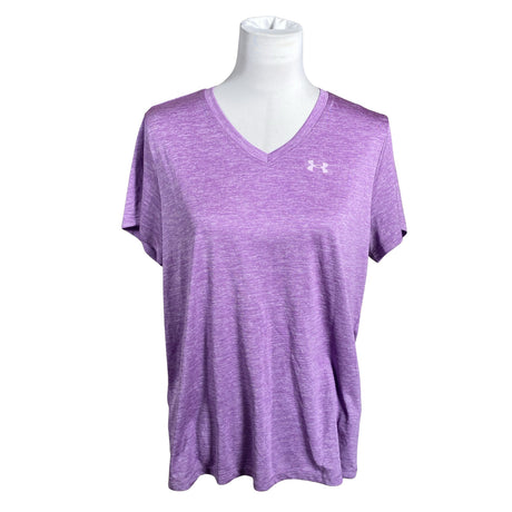 Unisex Under Armour - Sports shirt, short sleeve, size 40 - Violet ()