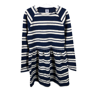 Unisex Petit Bateau - Knit dress, size 134 - 140 - Blue (1)