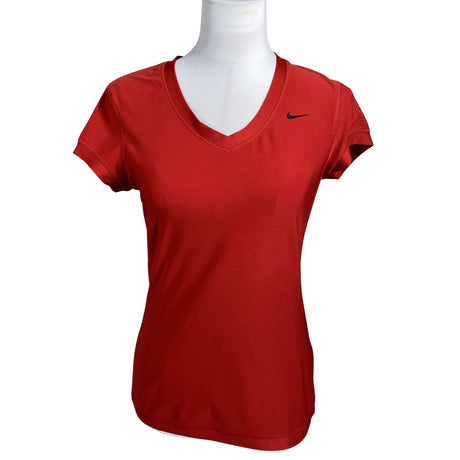 Unisex Nike - Sports shirt, short sleeve, size 36 - Red ()
