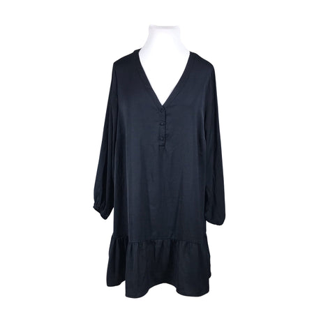 Unisex Zizzi - Schiffon dress, size 50 - Blue ()