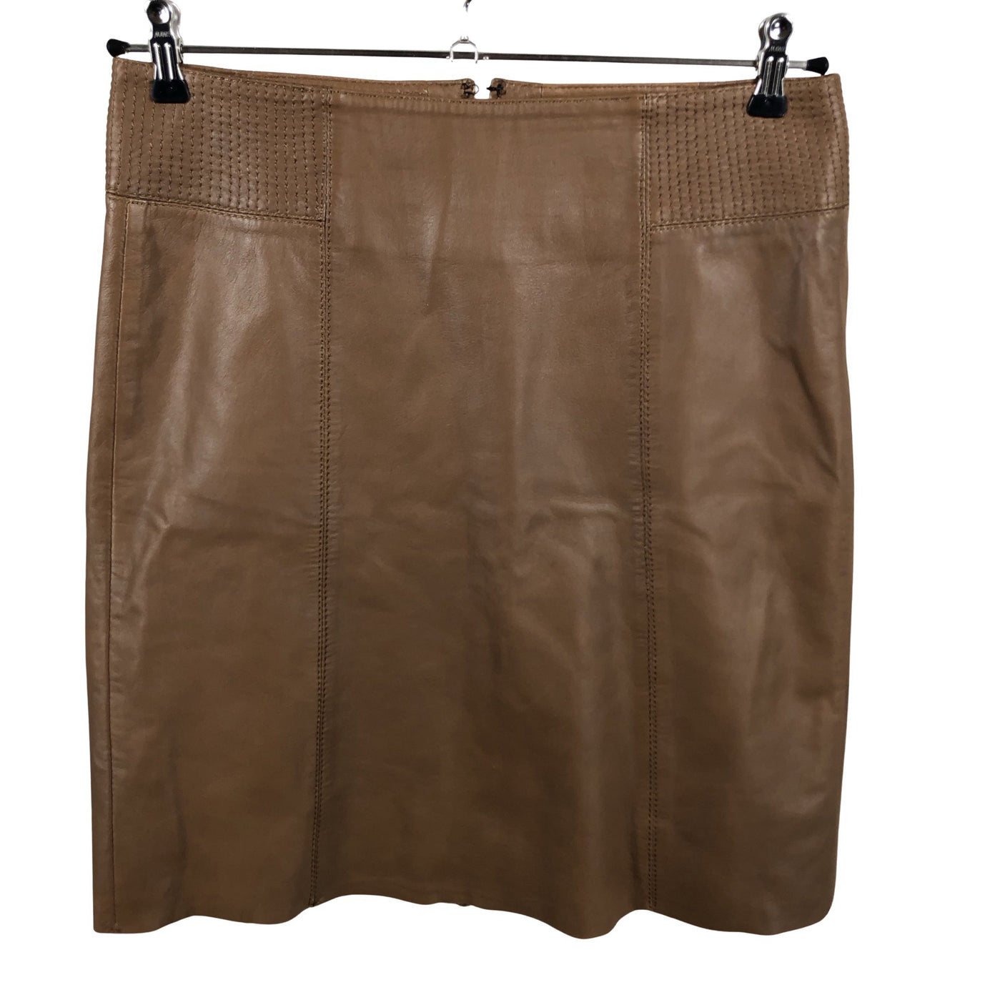 Unisex Noom - Leather skirt, size 38 - Brown (1)